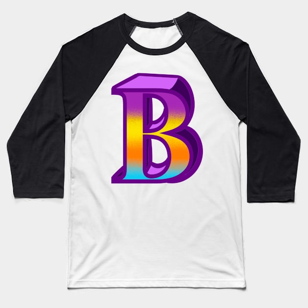 Top 10 best personalised gifts 2022  - Letter B ,personalised,personalized with pattern useful for initials, societies and names Baseball T-Shirt by Artonmytee